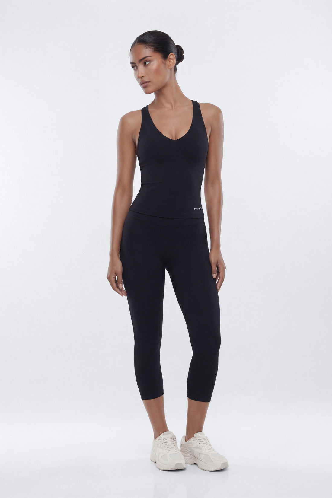 CloudForm™ Racer Back Sports Top - Black
