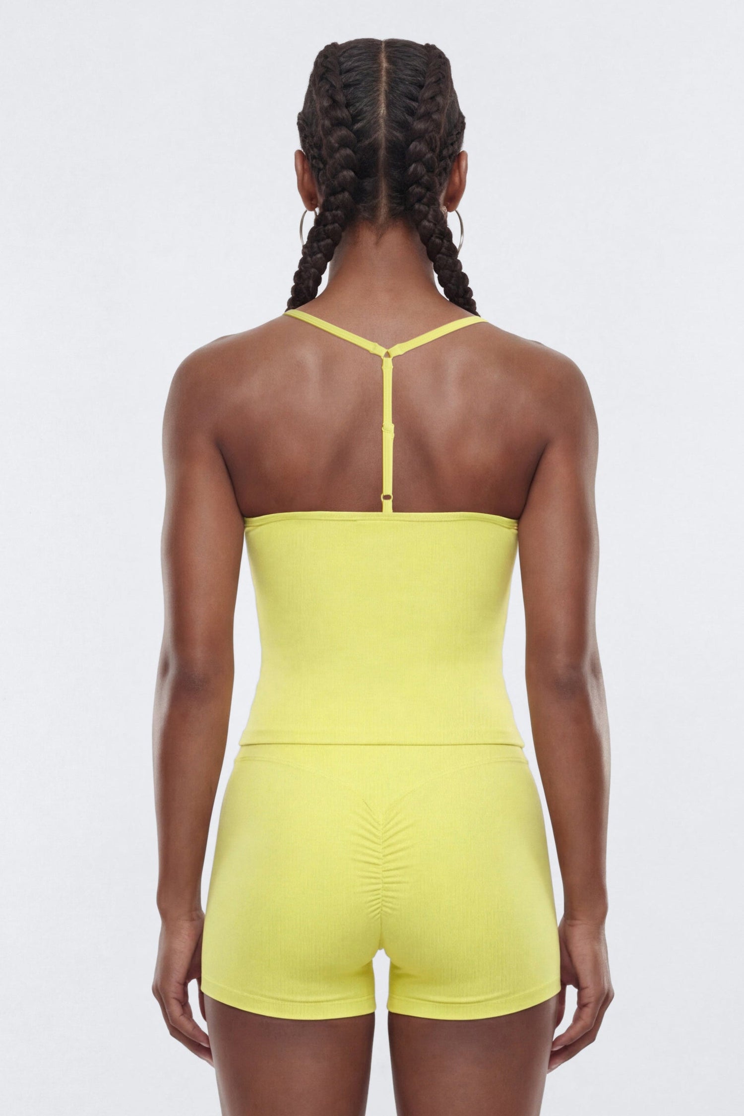 CloudForm™ Y Back Sports Top - Yellow