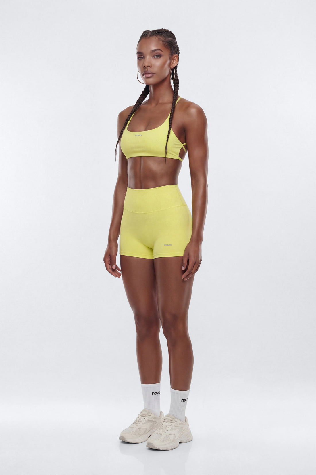CloudForm™ Strappy Back Sports Bra - Yellow