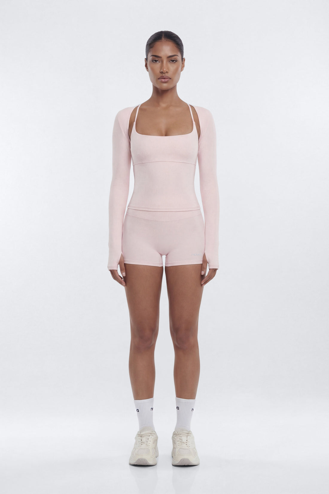 CloudForm™ Long Sleeve Shrug - Pink