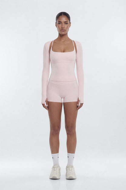 CloudForm™ Long Sleeve Shrug - Pink