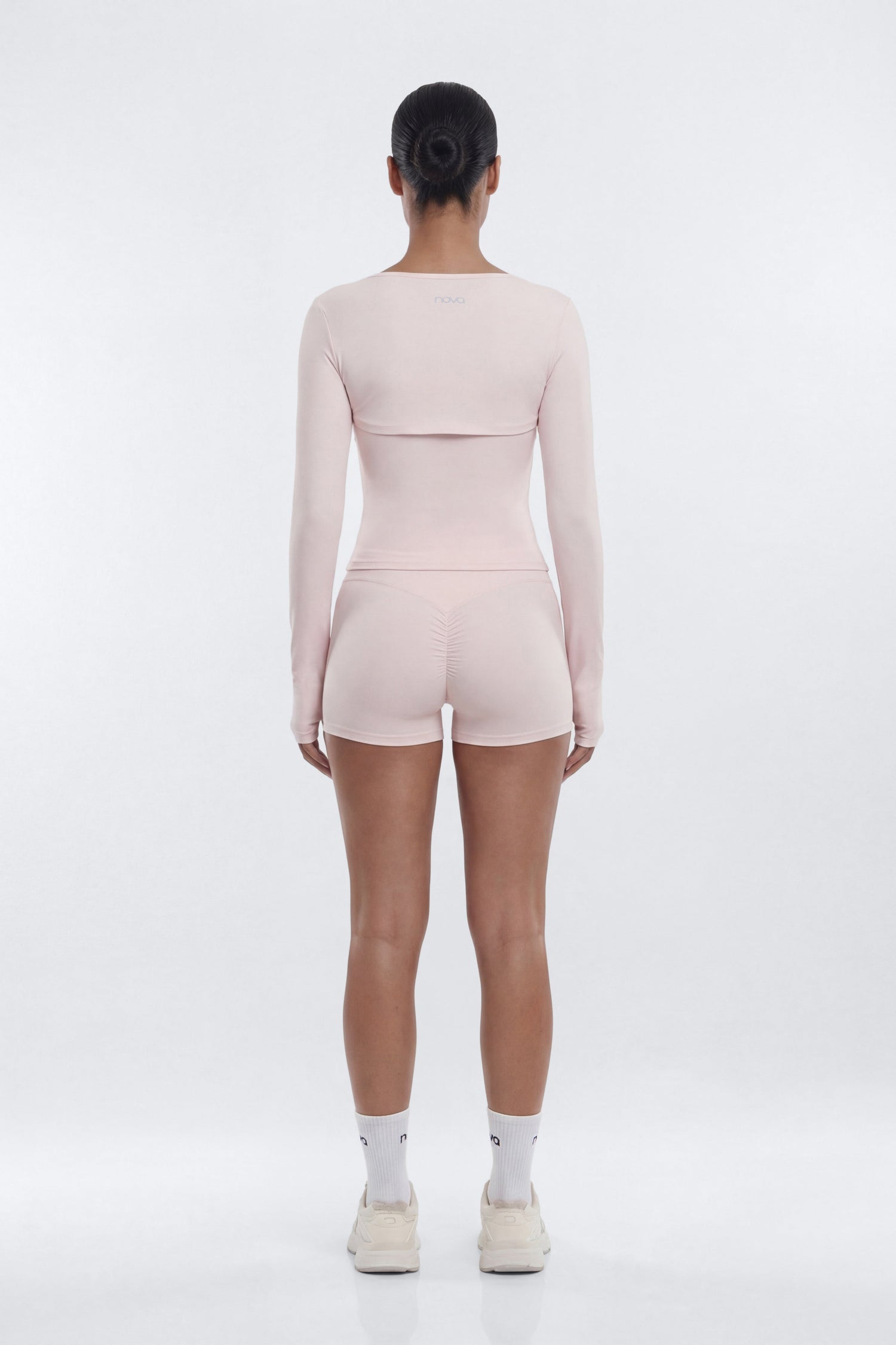 CloudForm™ Long Sleeve Shrug - Pink