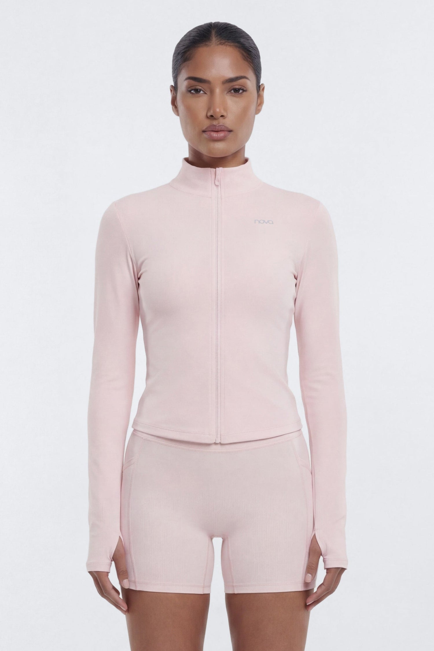 CloudForm™ Long Sleeve Full Zip Jacket - Pink