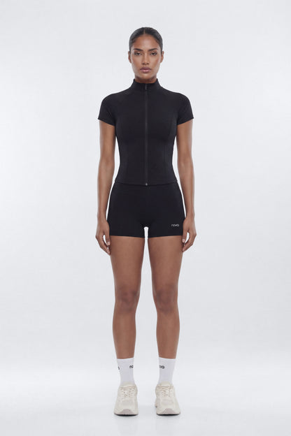 CloudForm™ 3″ Invisible Scrunch Biker Short - Black