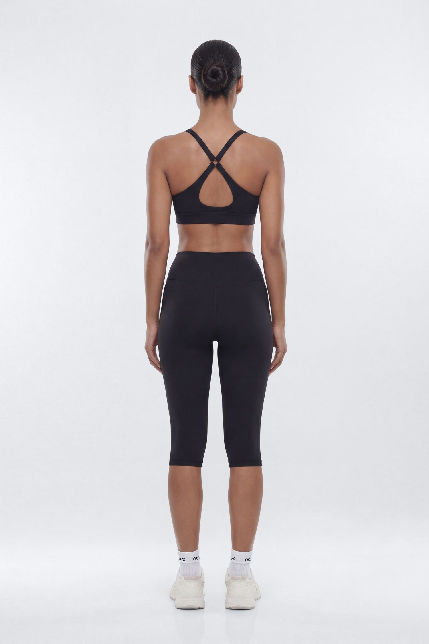 ButterSoft™ X Back Sports Bra - Black