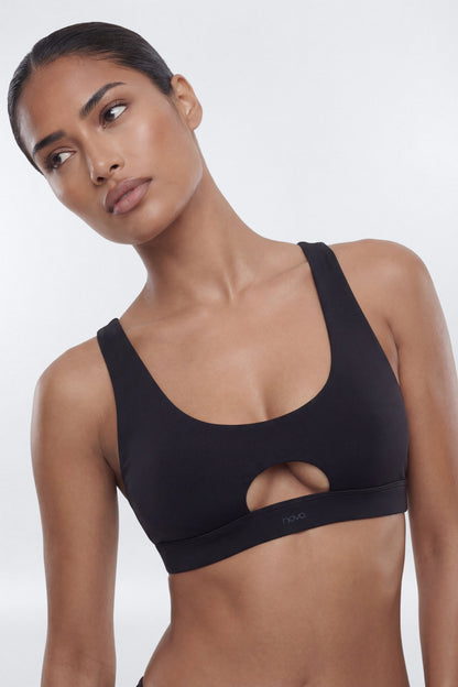 ButterSoft™ X Back Sports Bra - Black