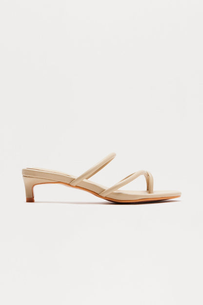 Elowen Kitten Heels - Nude