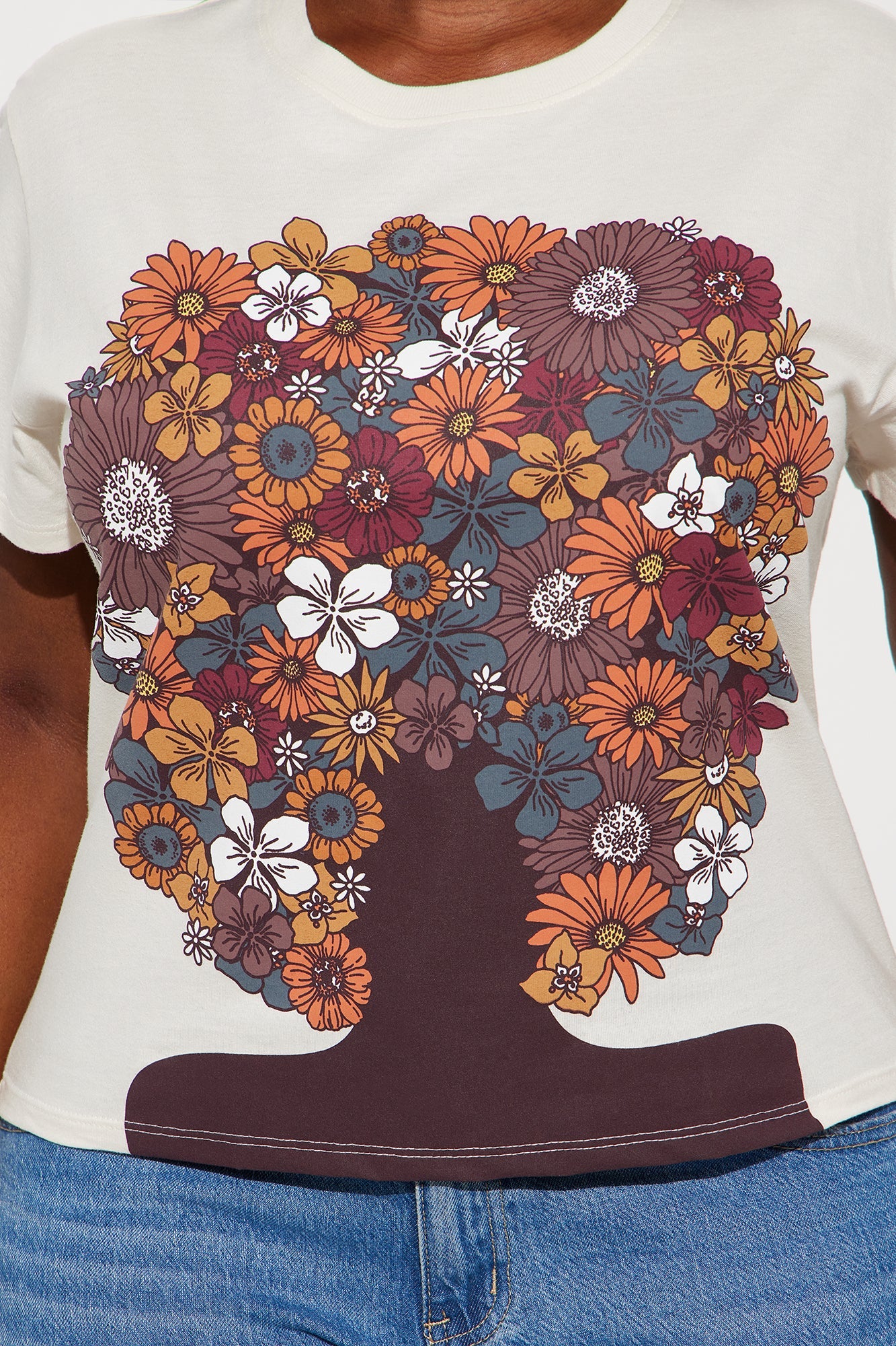 Empowered Bold Beauty Tee - Ivory