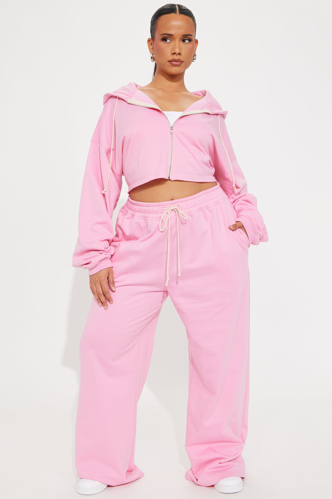 On The Way Sweatpant Set - Pink