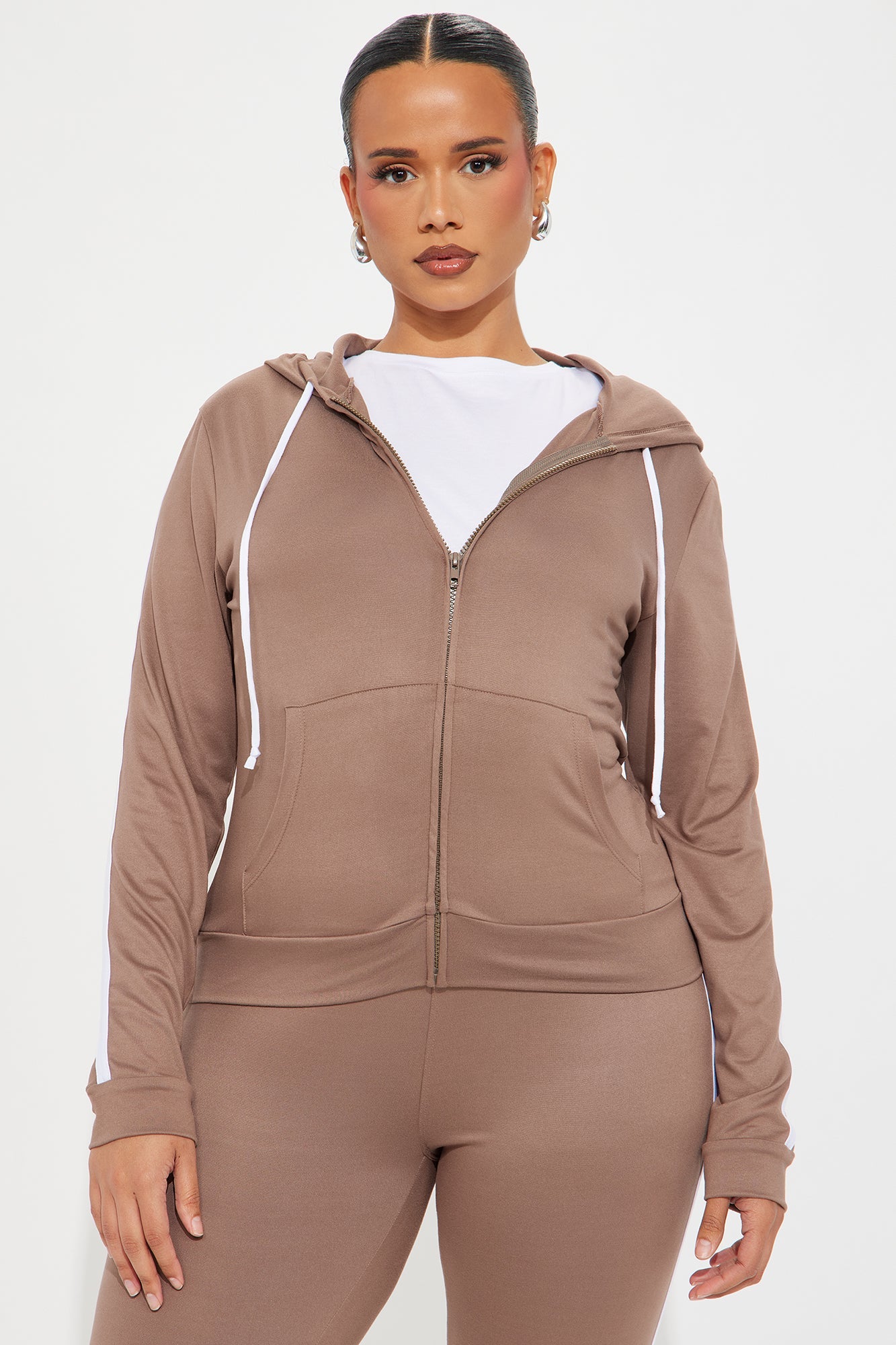 Tennis Courts III Zip Set - Taupe