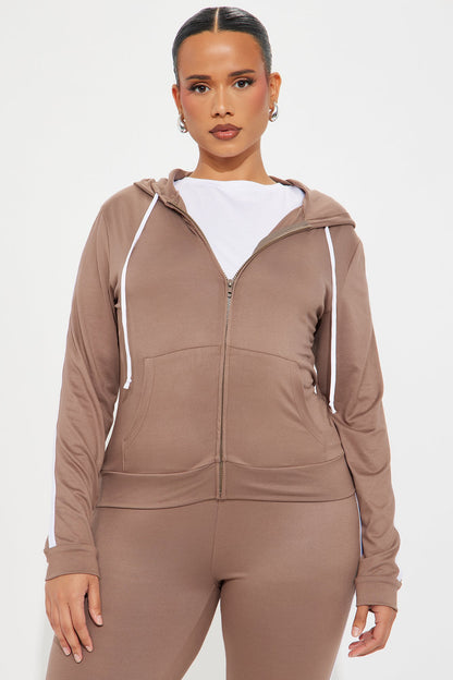 Tennis Courts III Zip Set - Taupe