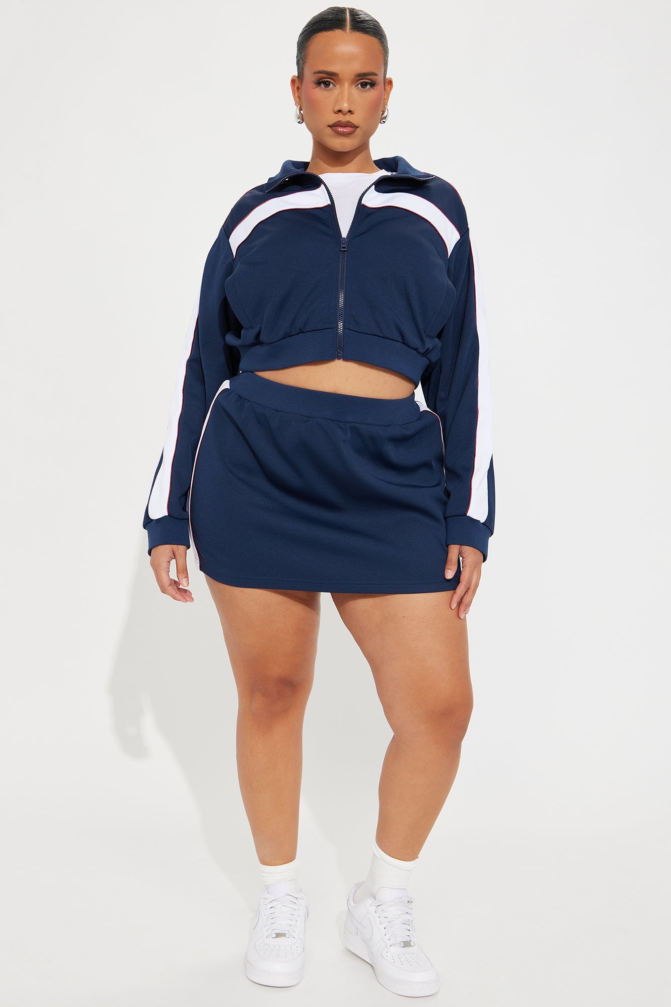 Victorious Skirt Set - Navy/combo