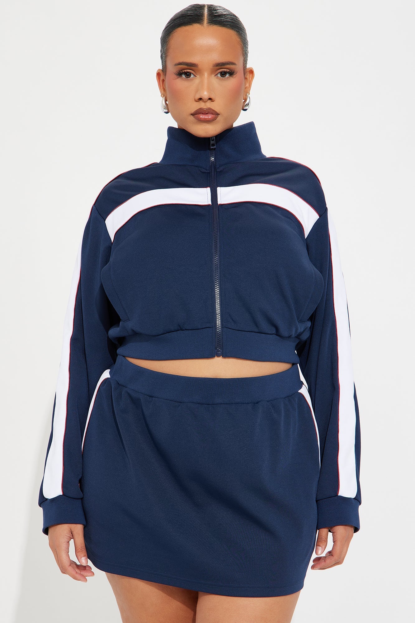 Victorious Skirt Set - Navy/combo