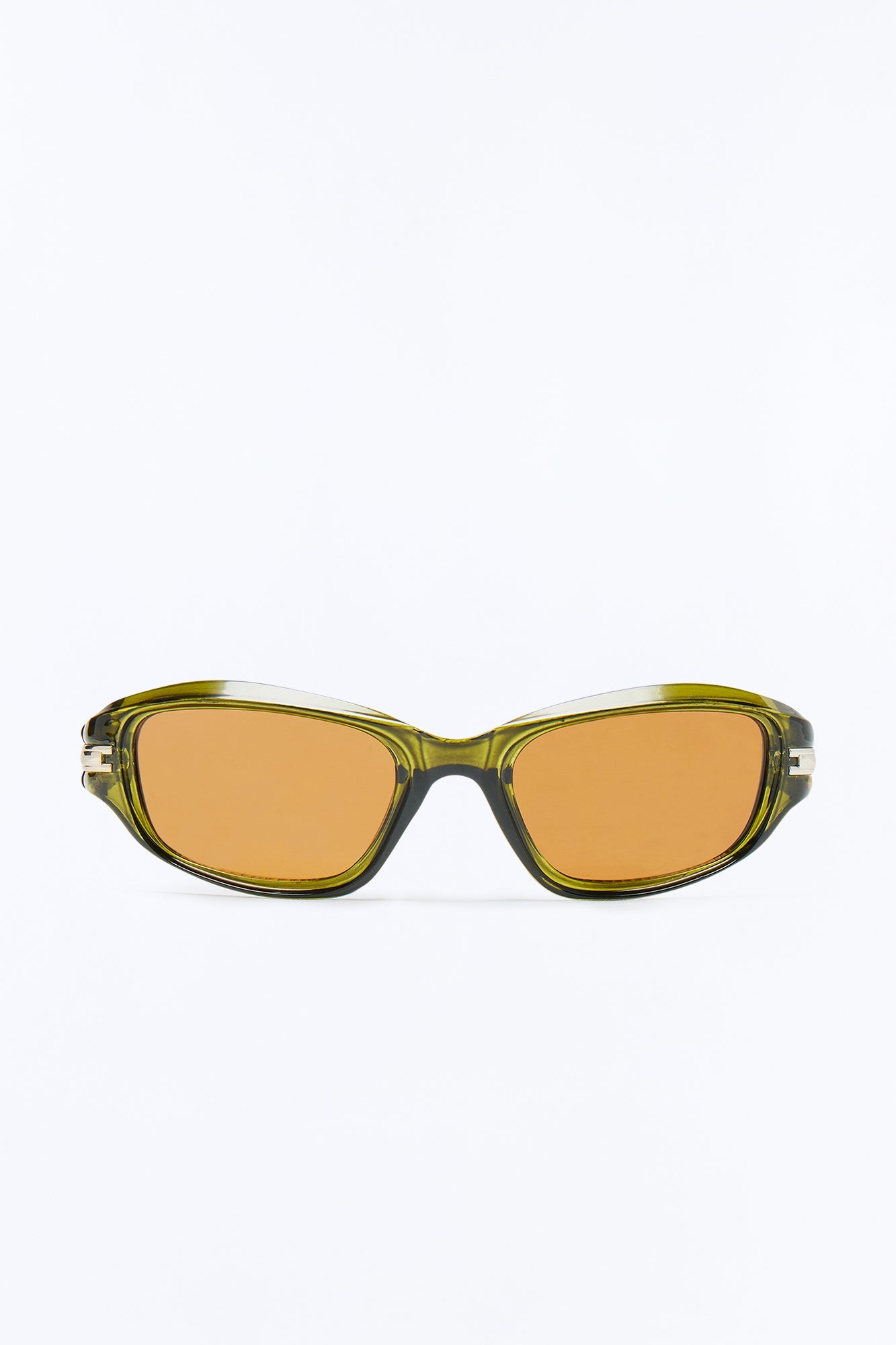 Acid Glow Flux Sunglasses - Olive