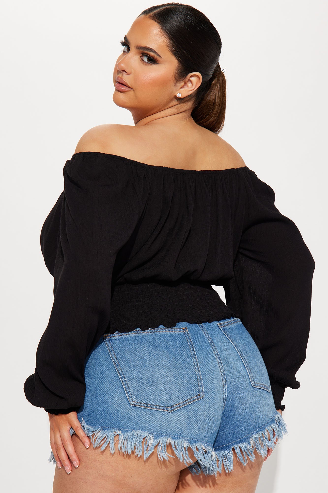 Brooklyn Crop Top - Black