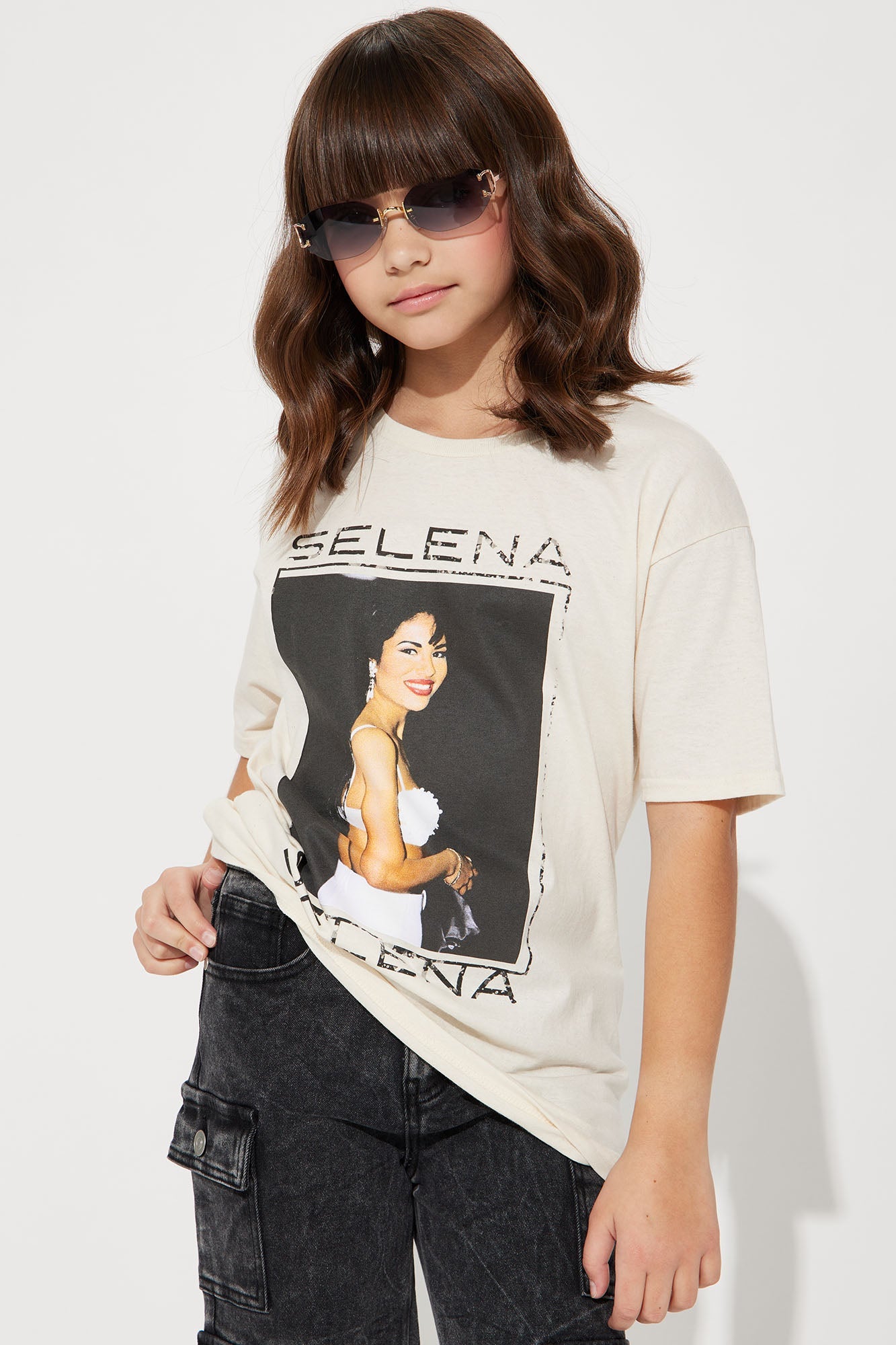 Mini Legendary Selena Tee - Cream