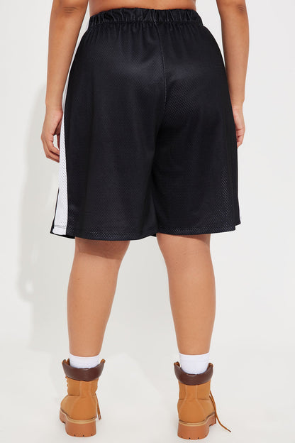 Touchdown Jersey Mesh Short - Black
