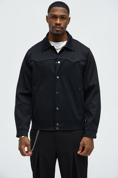 Glenville Western Jacket - Black