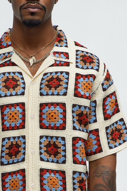 Nolan Textured Shirt - Multi Color