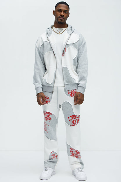 Tyson Champion Oversized Zip Hoodie - Heather/Combo