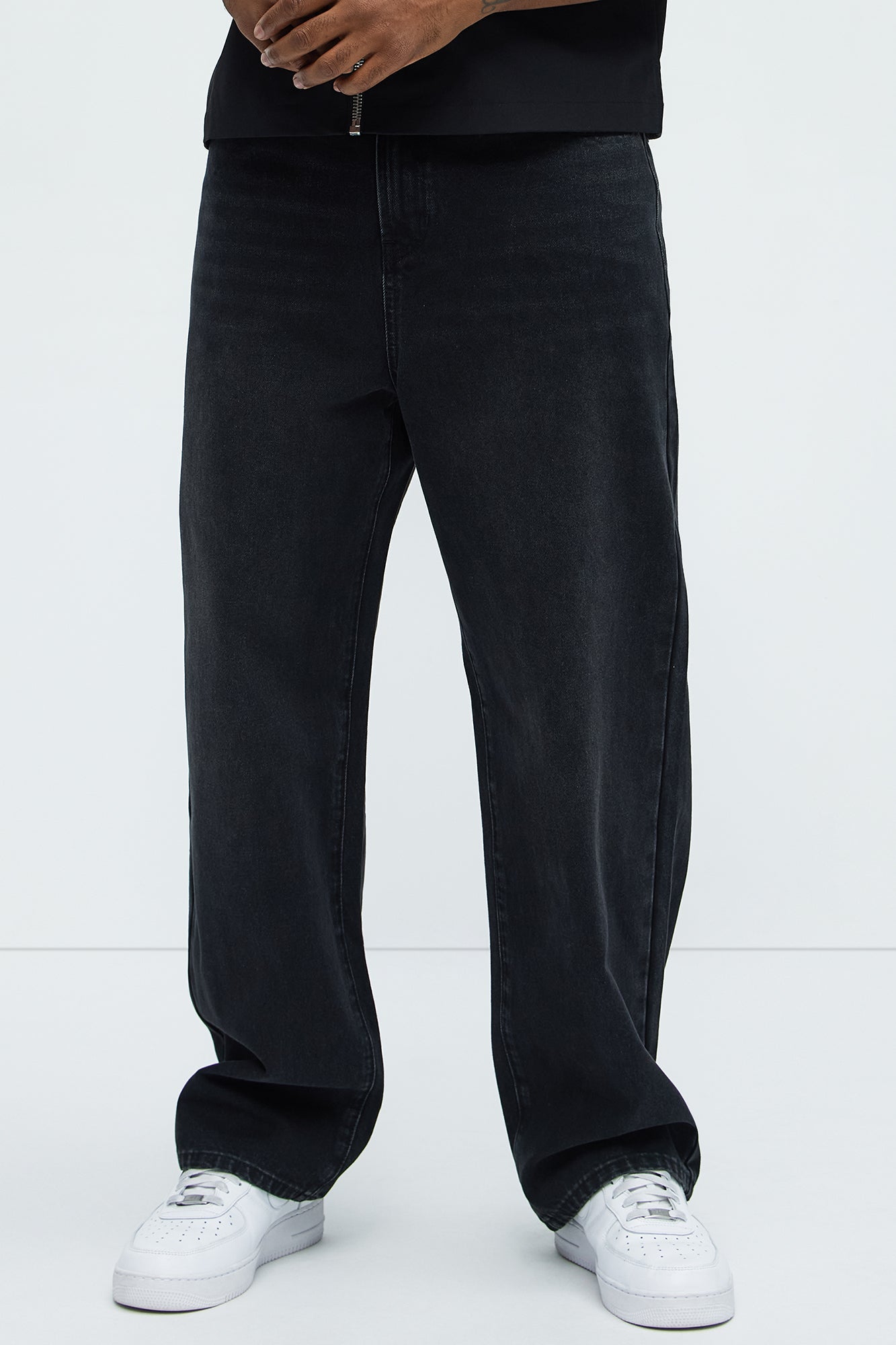 Another Good Night Baggy Jeans - Black Wash