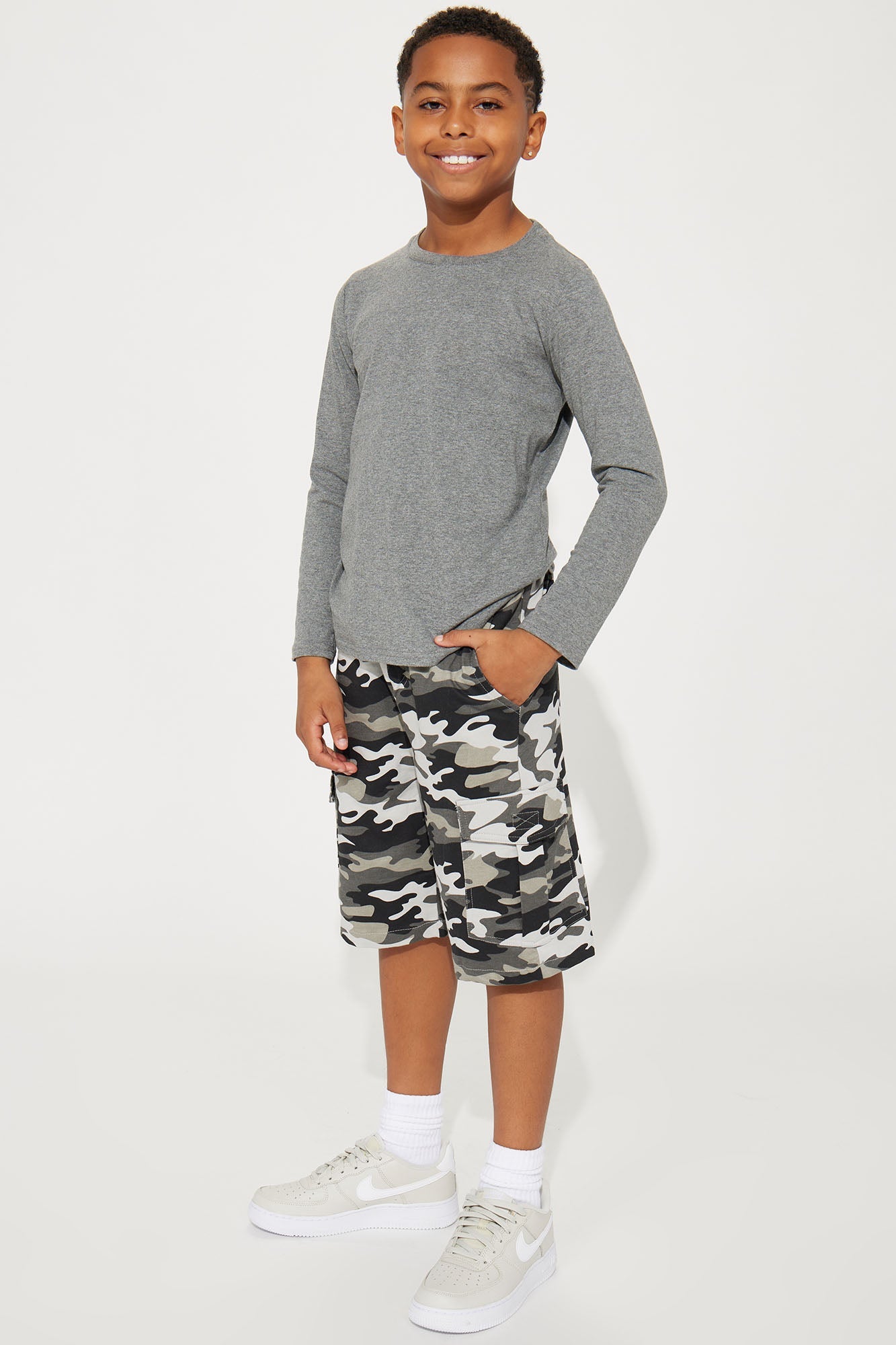 Mini Jared Cargo Shorts - Camouflage