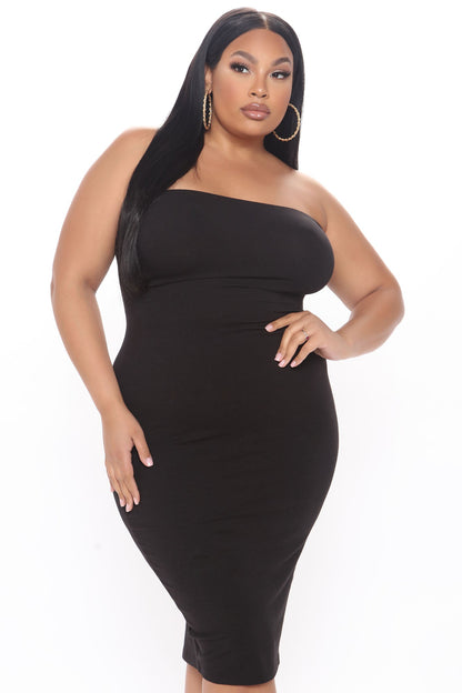Rhianna Tube Dress - Black