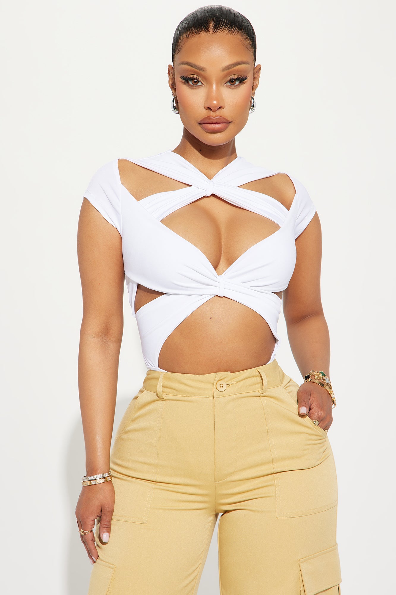 Never Too Much Bodysuit - White