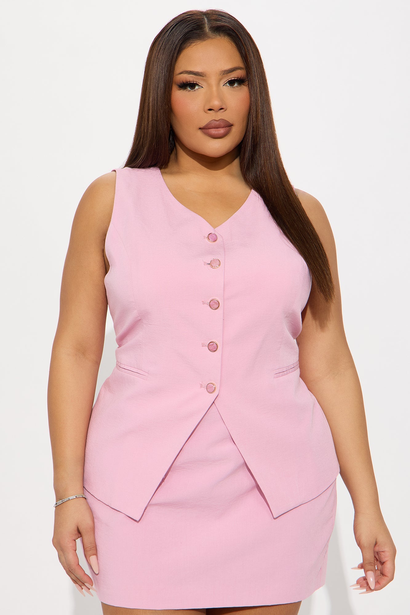 Office Princess Skirt Set - Pink
