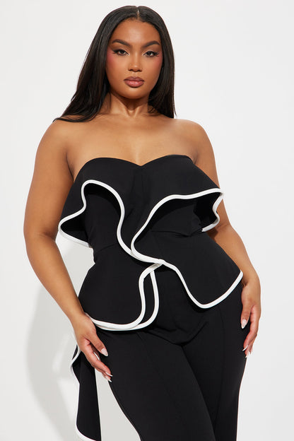 Stay Consistent Jumpsuit - Black