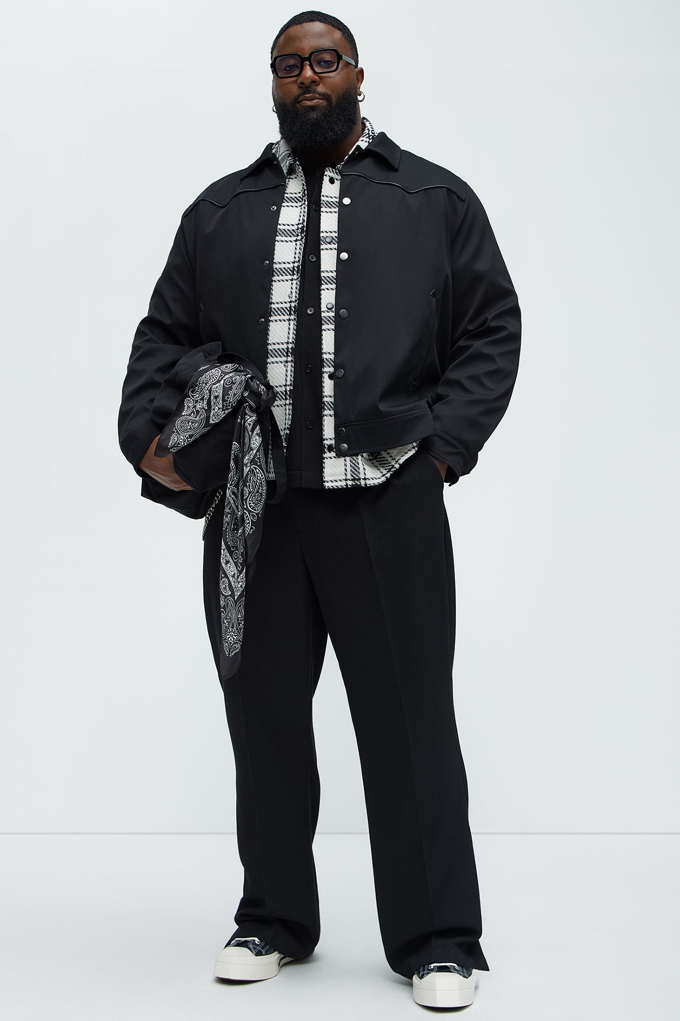 Glenville Western Jacket - Black