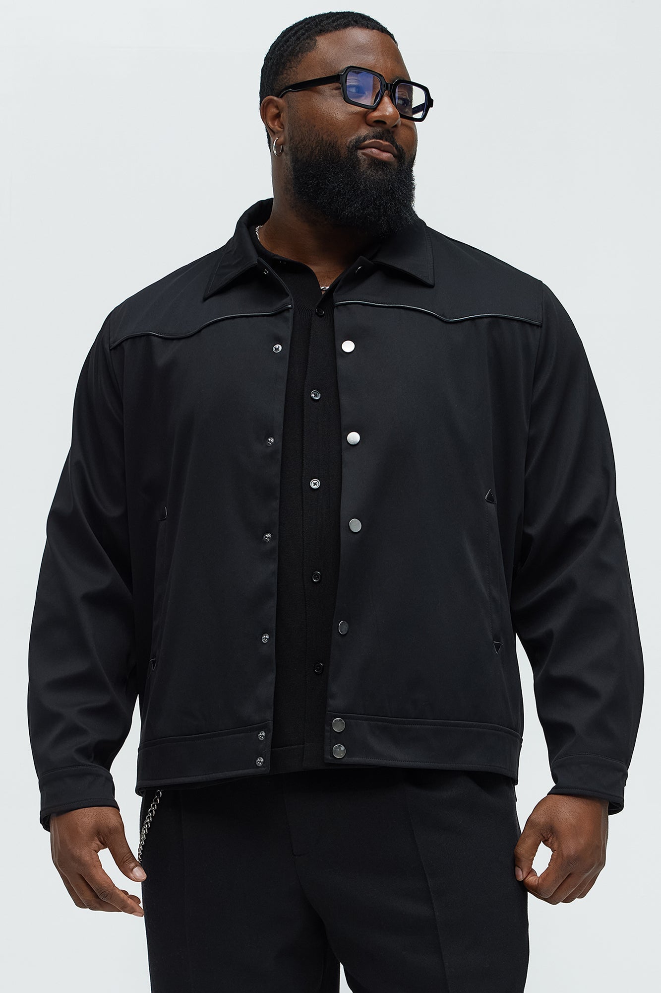 Glenville Western Jacket - Black
