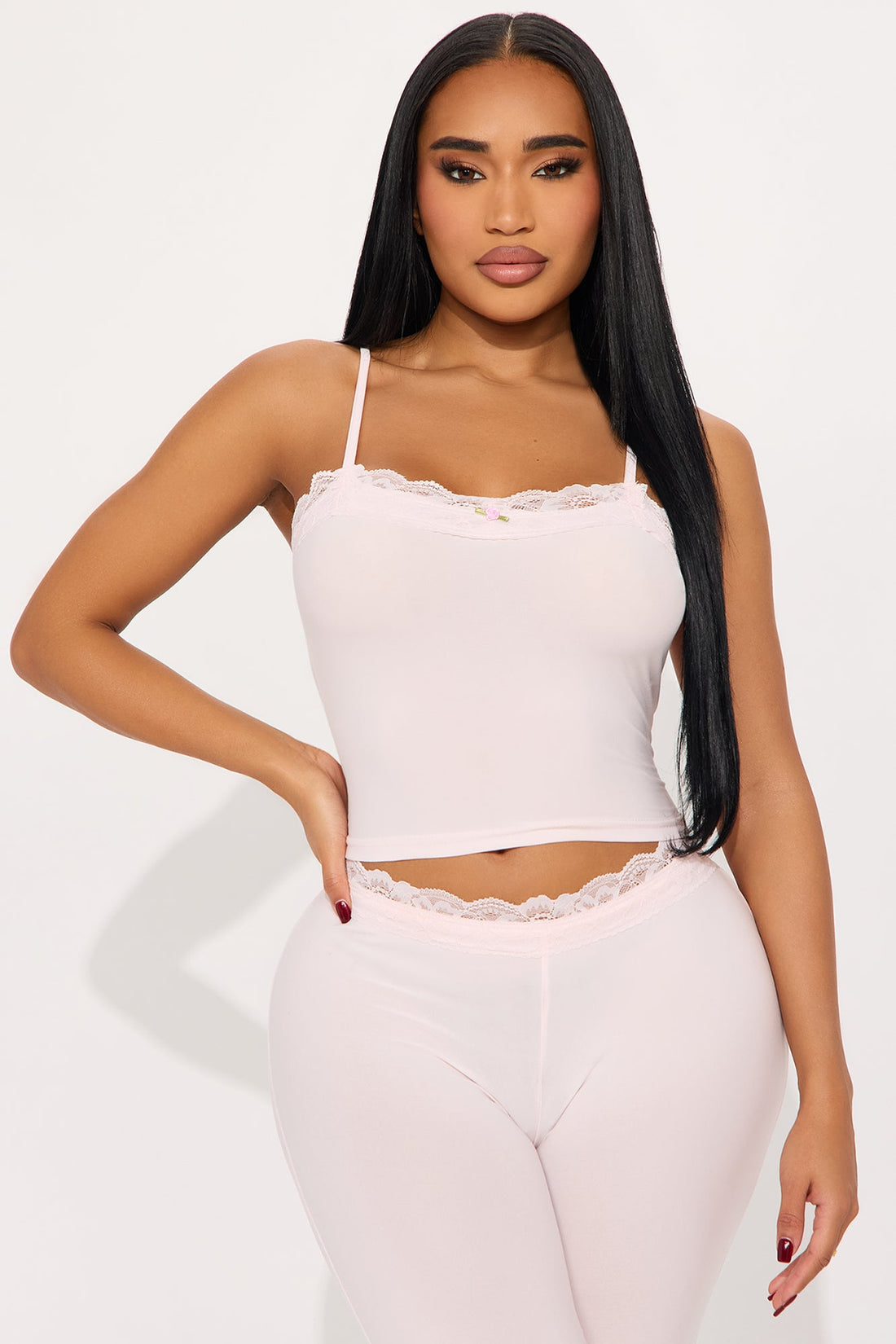 Feeling Dreamy PJ Pant Set - Pink