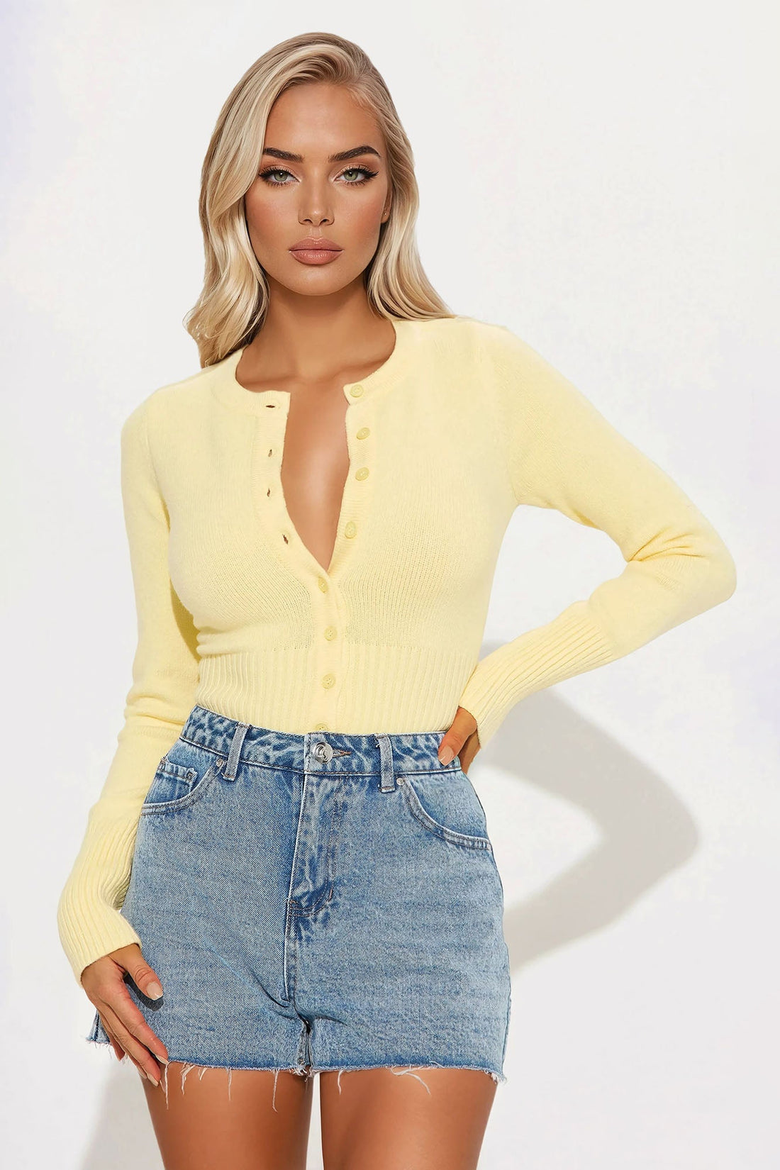 Perfect Harmony Sweater - Yellow