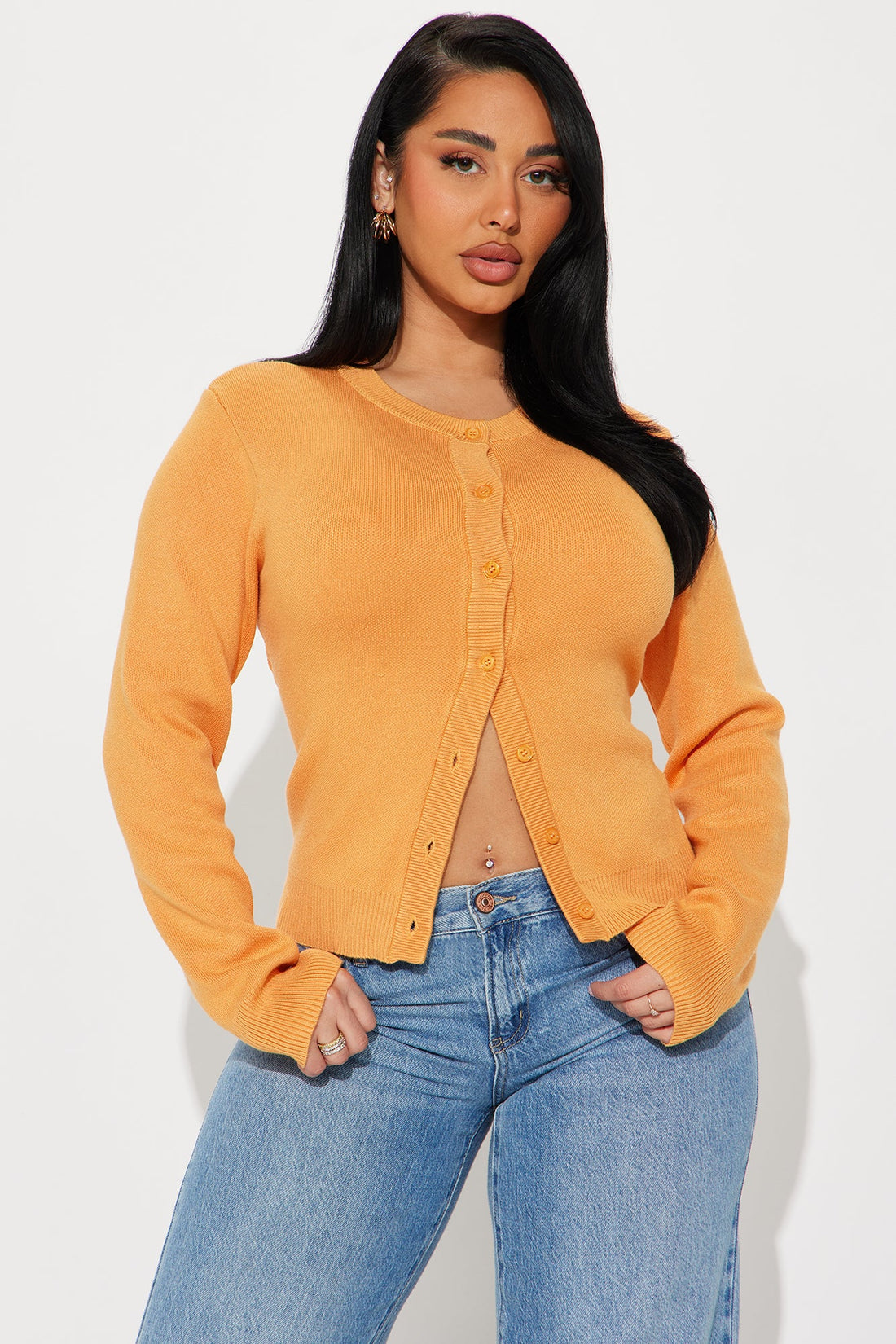 The Perfect Little Cardigan - Orange