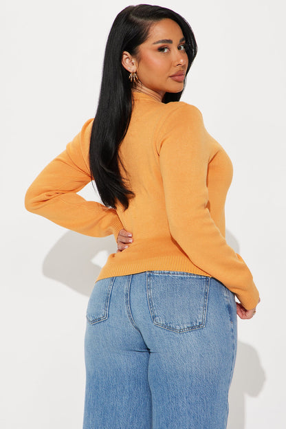 The Perfect Little Cardigan - Orange