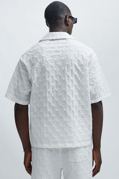 Atticus Textured Shirt - White
