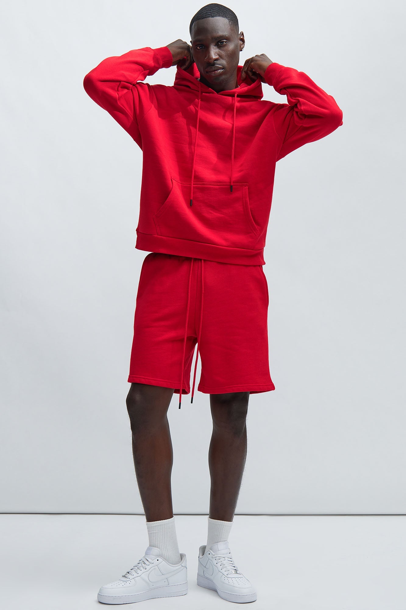 Tyson Sweatshort - Red