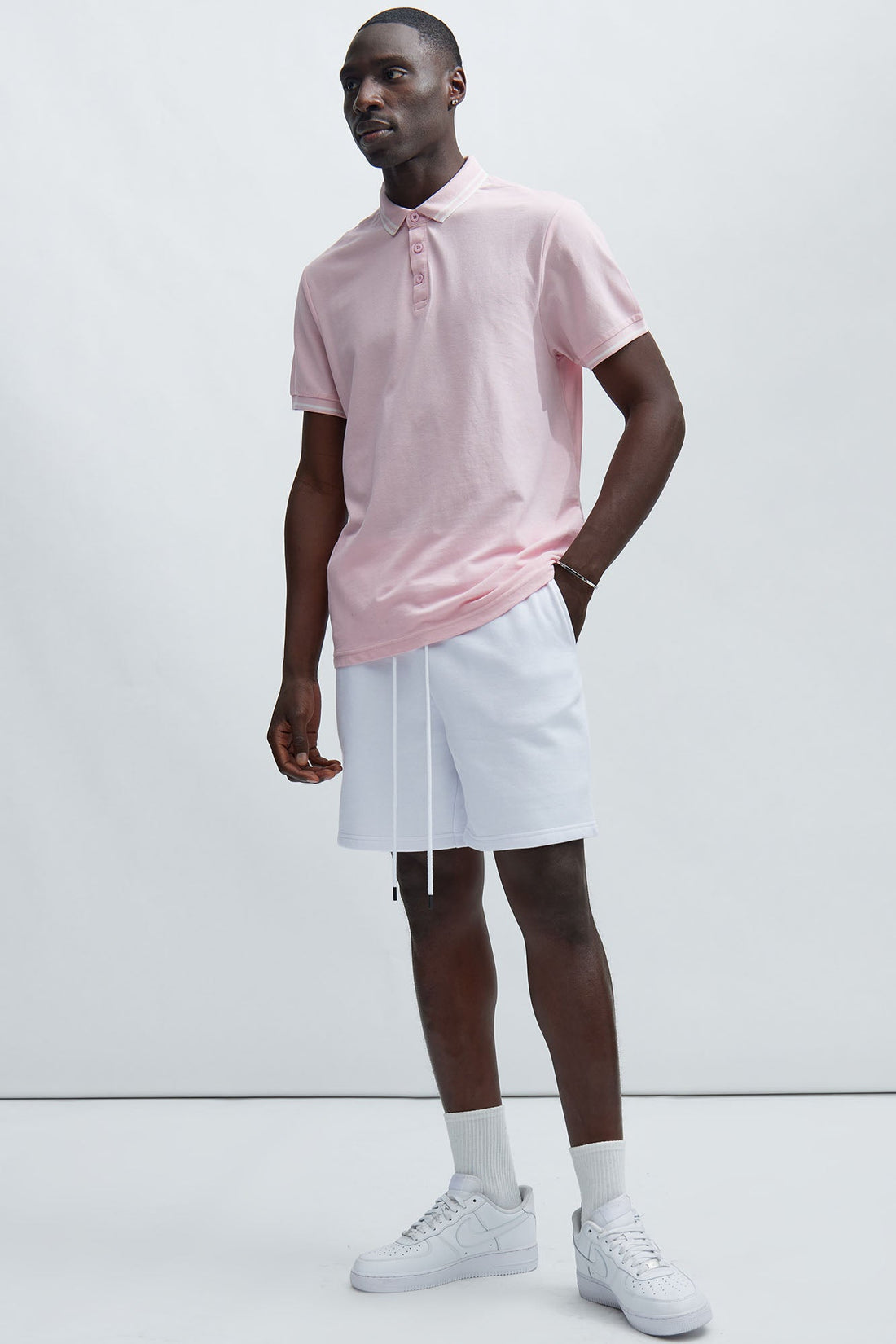 Wilson Short Sleeve Polo - Pink
