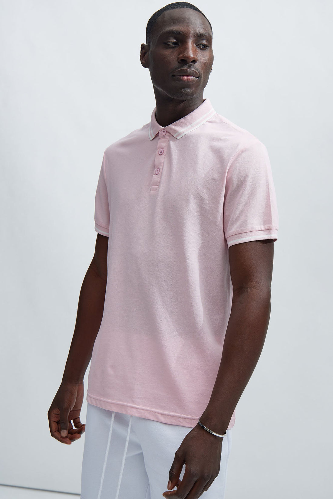 Wilson Short Sleeve Polo - Pink