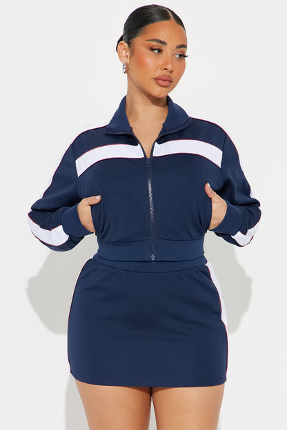 Victorious Skirt Set - Navy/combo