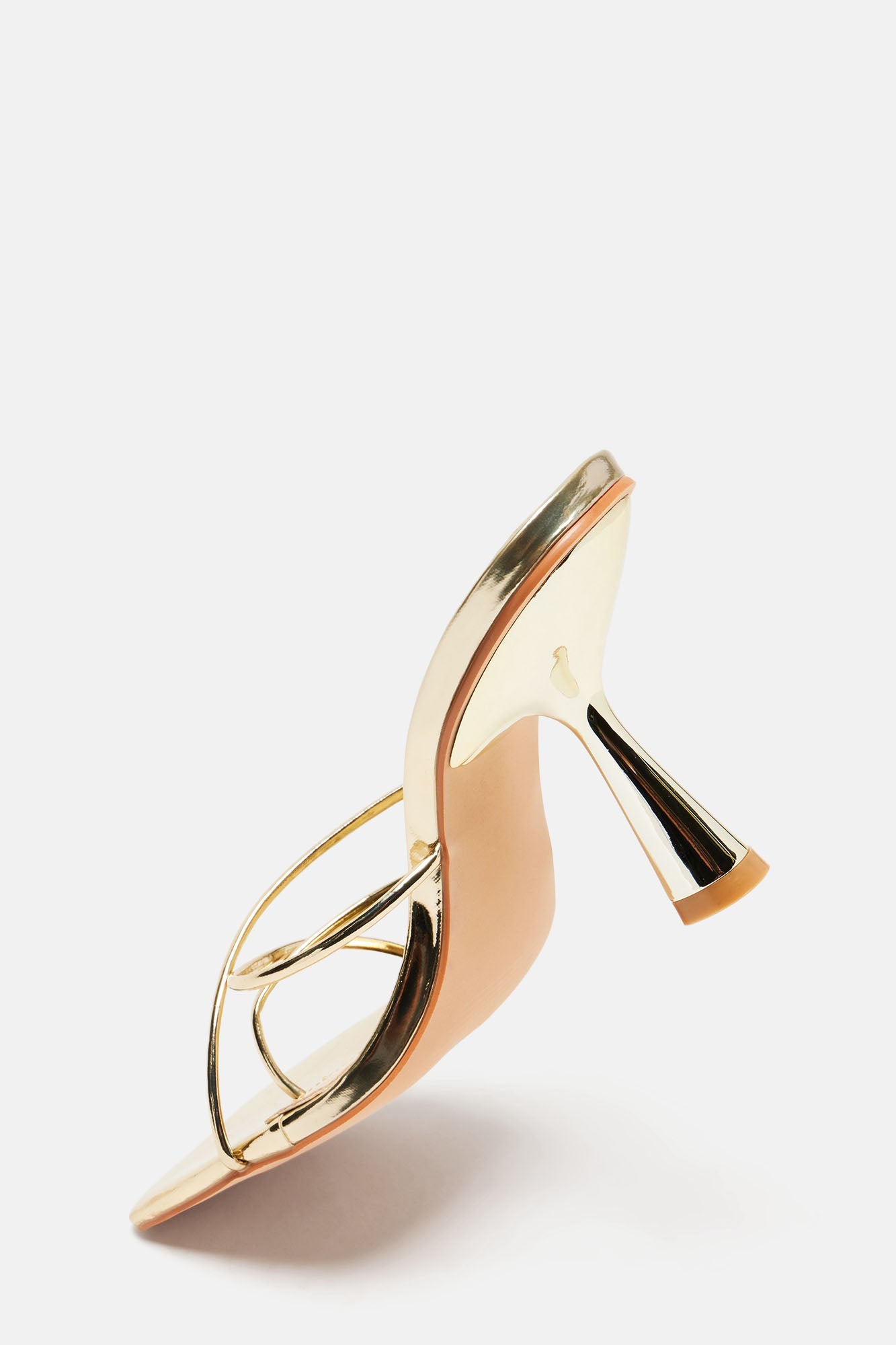 Only One For Me Heeled Sandals - Gold