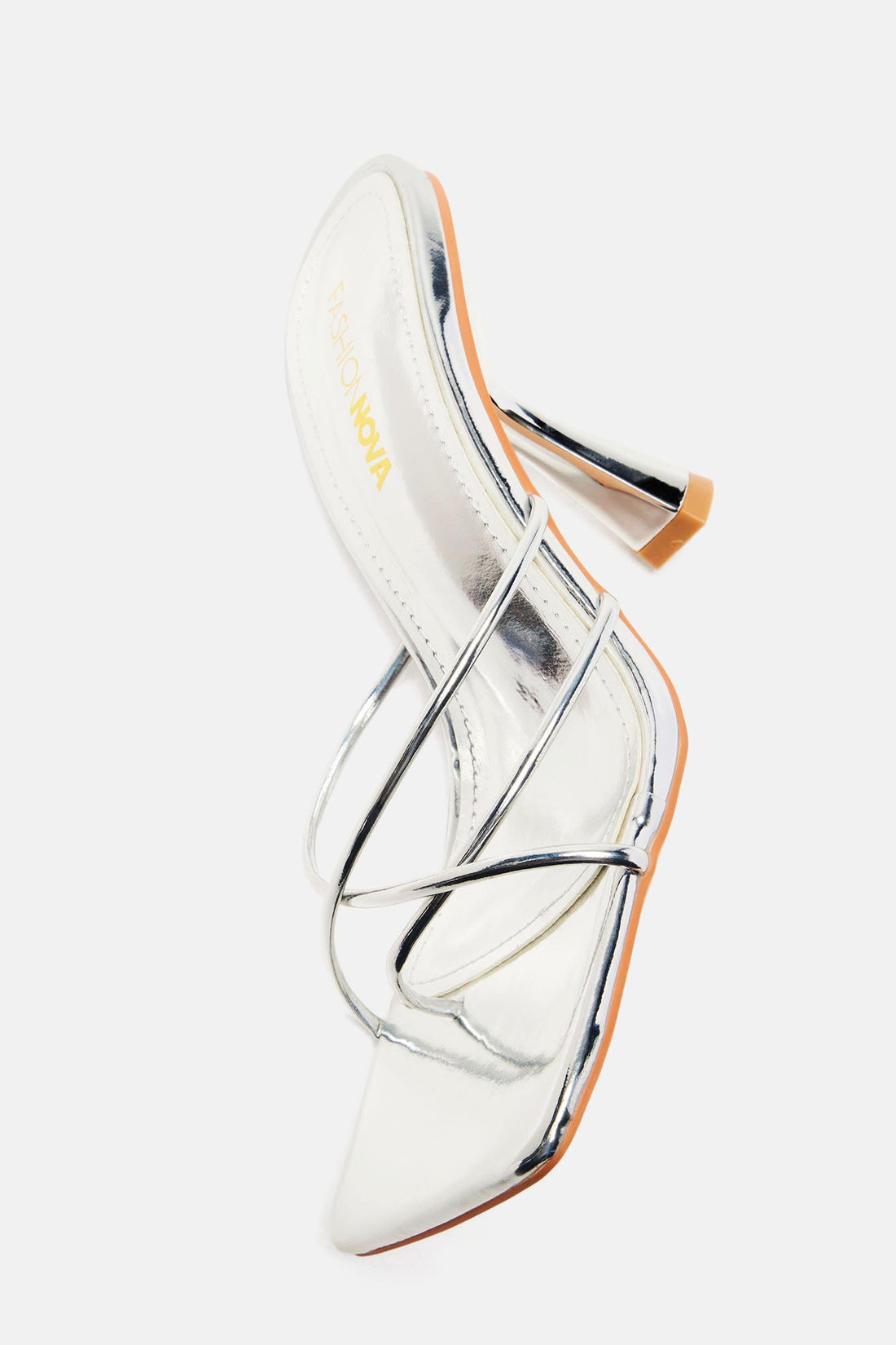 Only One For Me Heeled Sandals - Silver
