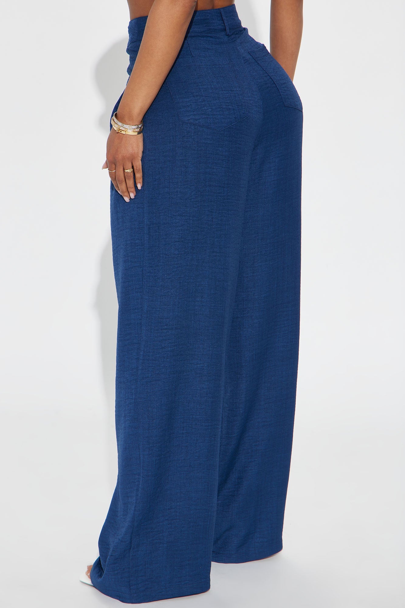 Matson Wide Leg Trouser - Navy