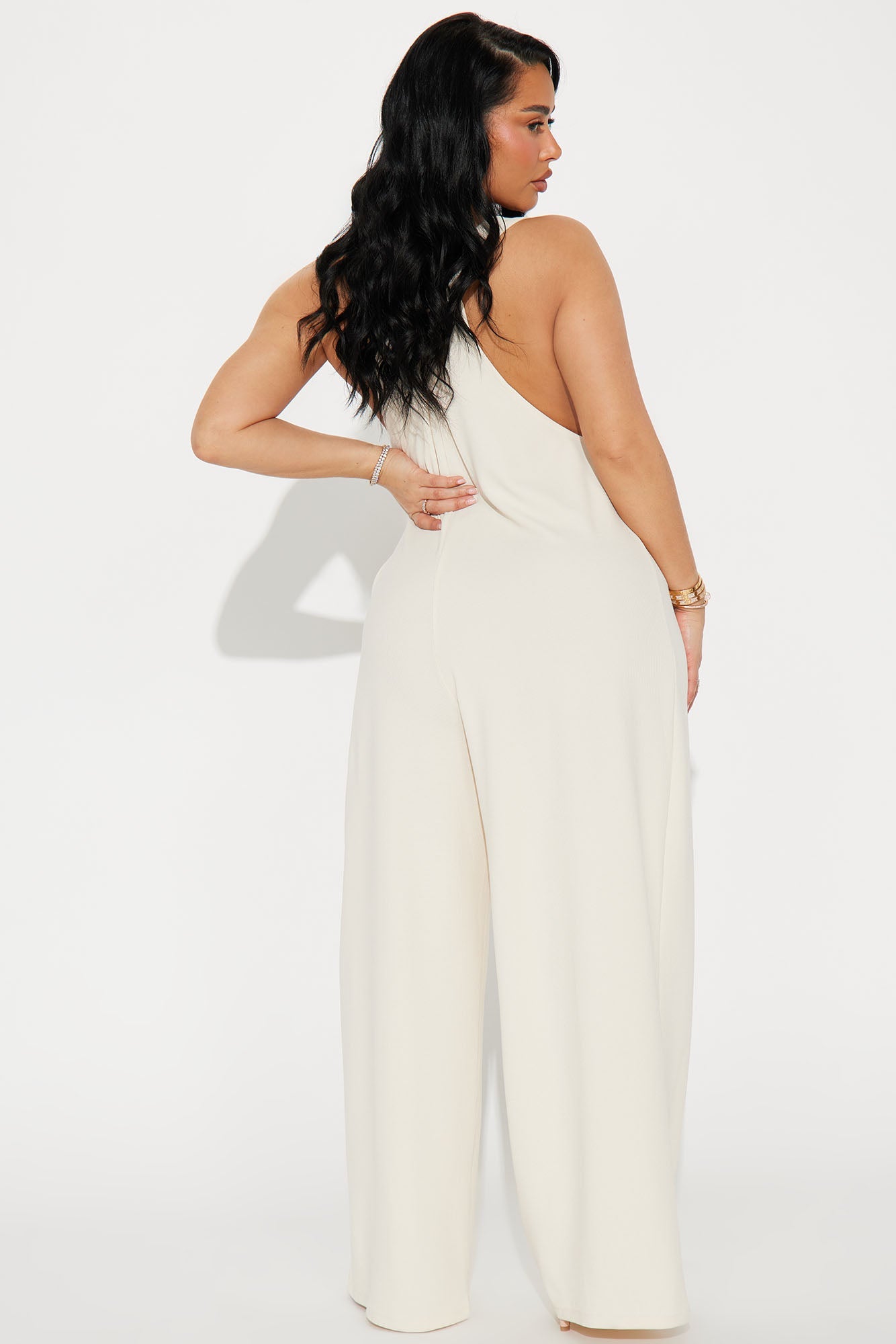Lilybeth Overall Jumpsuit - Cream
