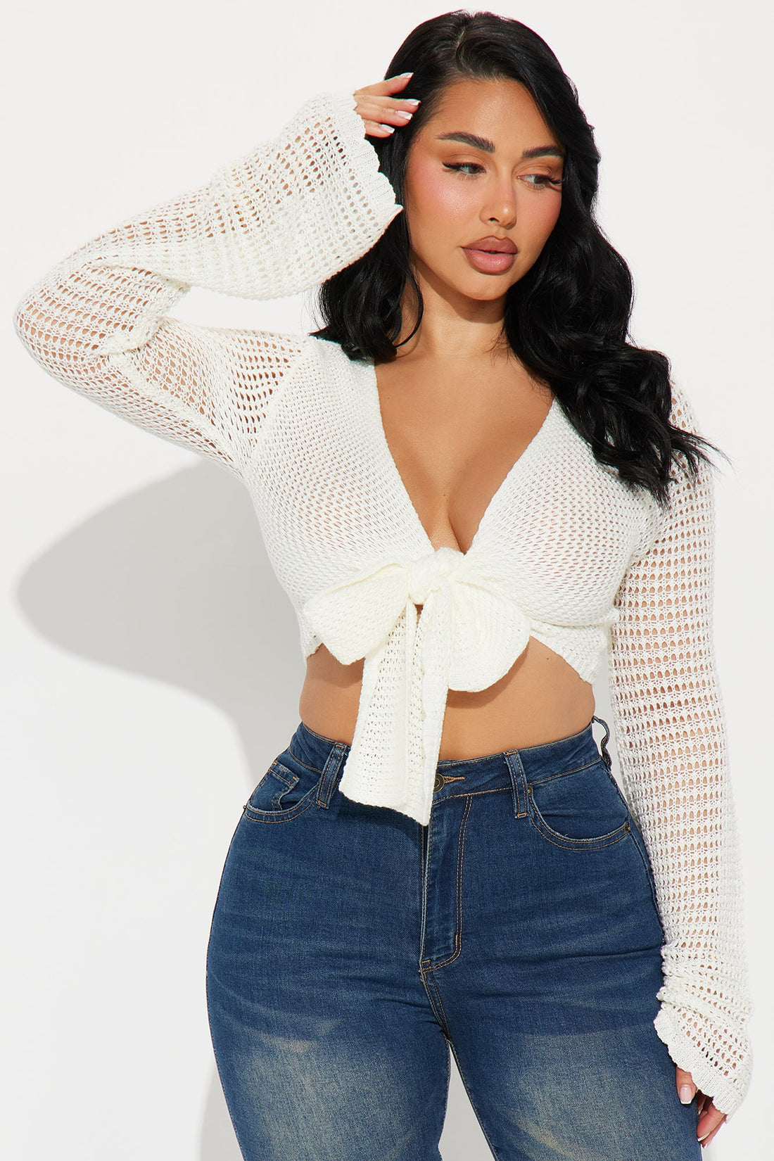 Sunny Paradise Crochet Top - White