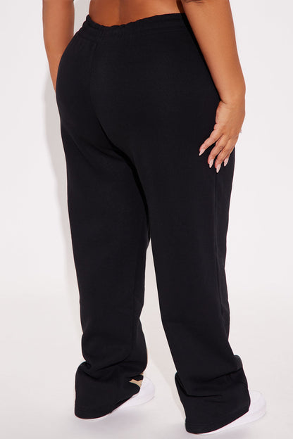 Von Dutch Vintage Wide Leg Pant - Black