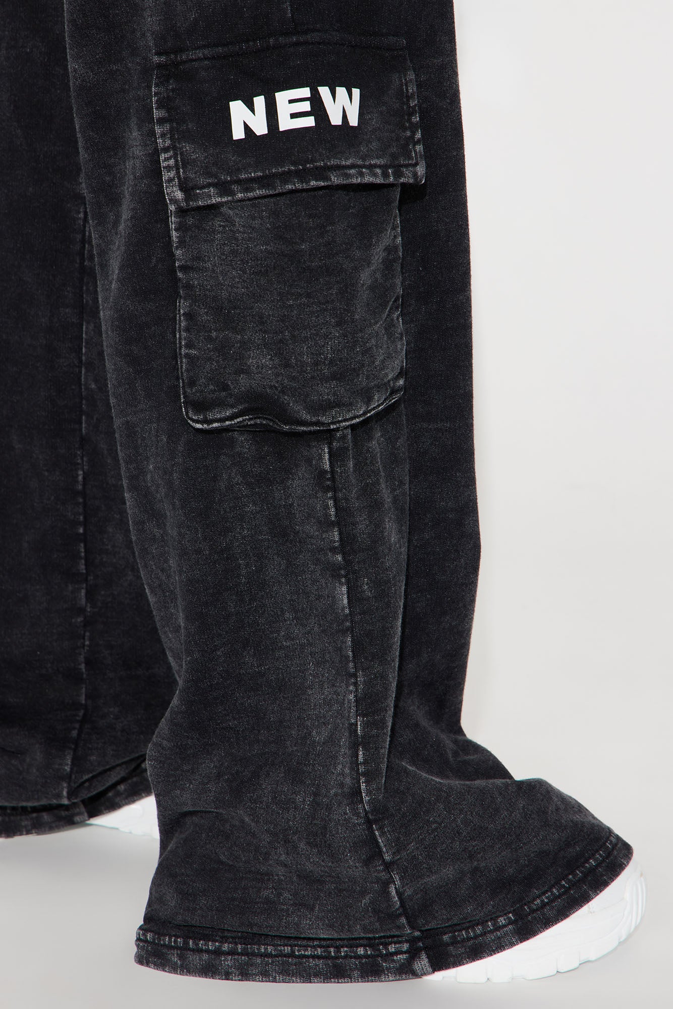 New SZN Washed Pant Set - Charcoal