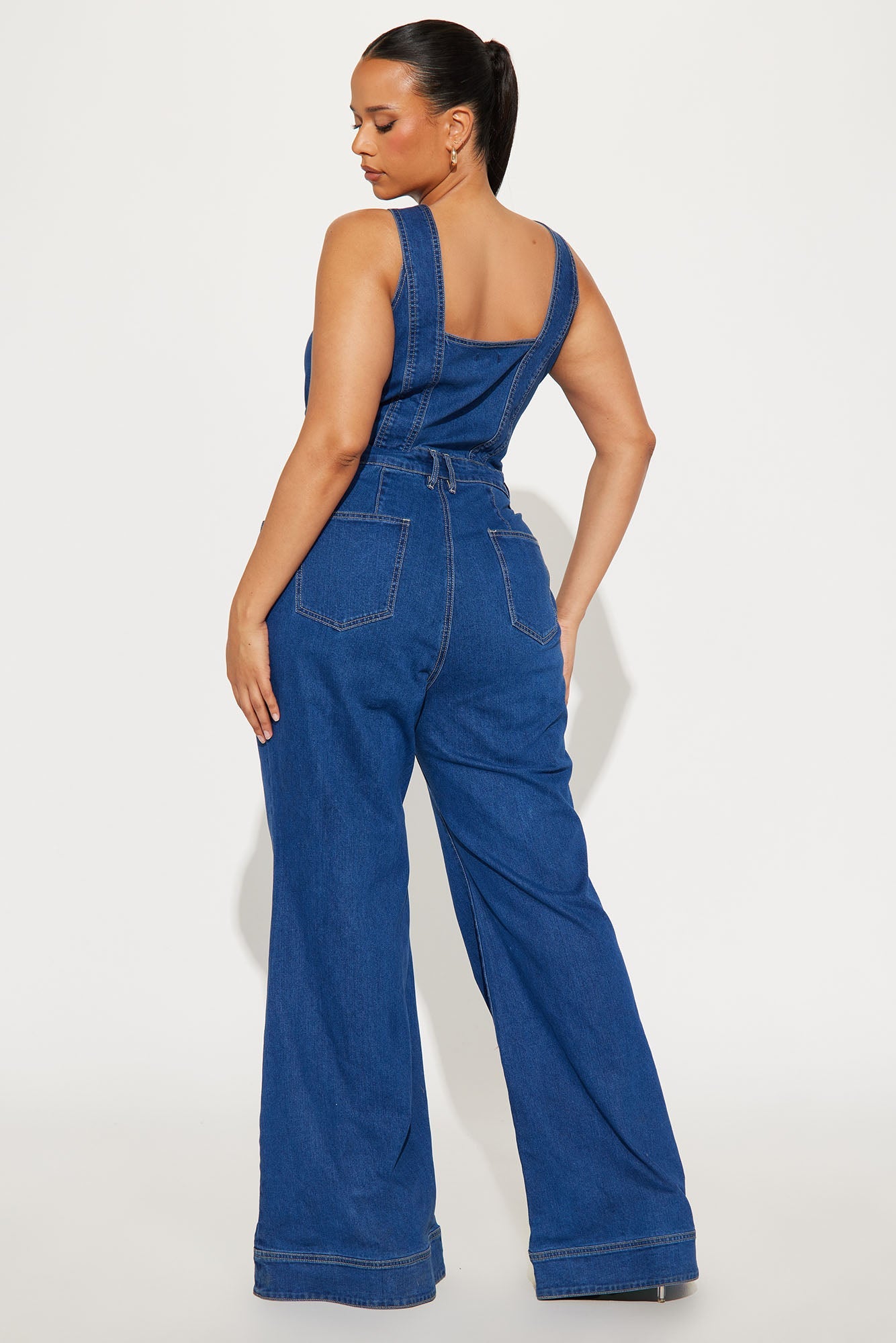 Jane Denim Jumpsuit - Dark Wash