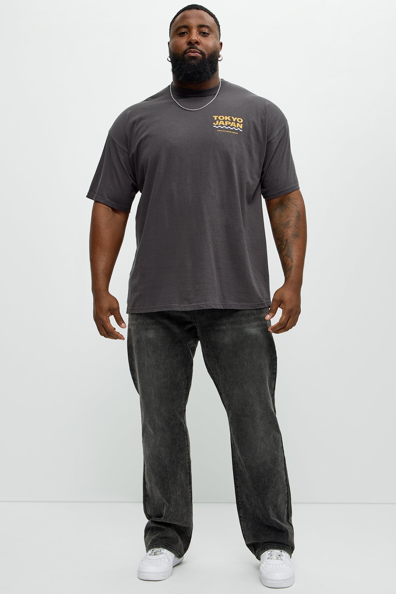 Tokyo Japan Import Short Sleeve Tee - Charcoal